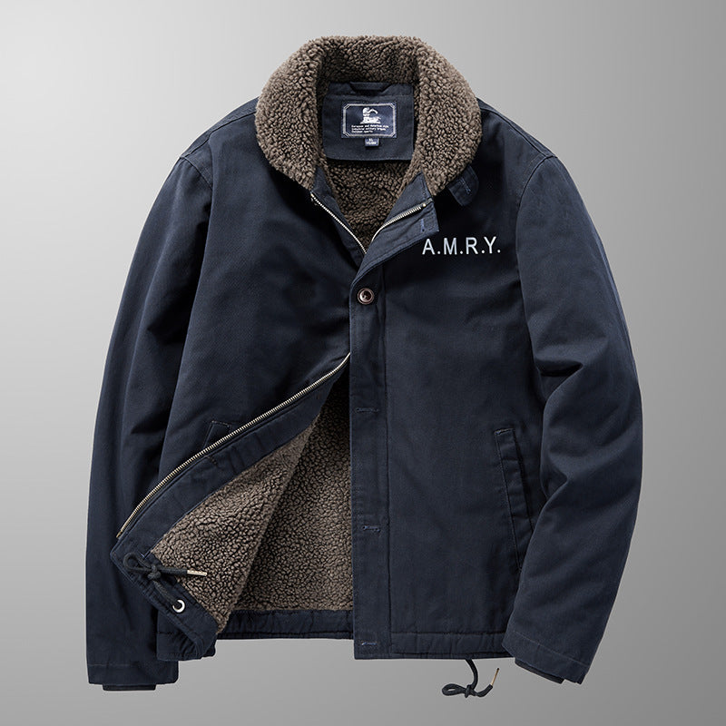 Fleece-Lined Corduroy Jacket
