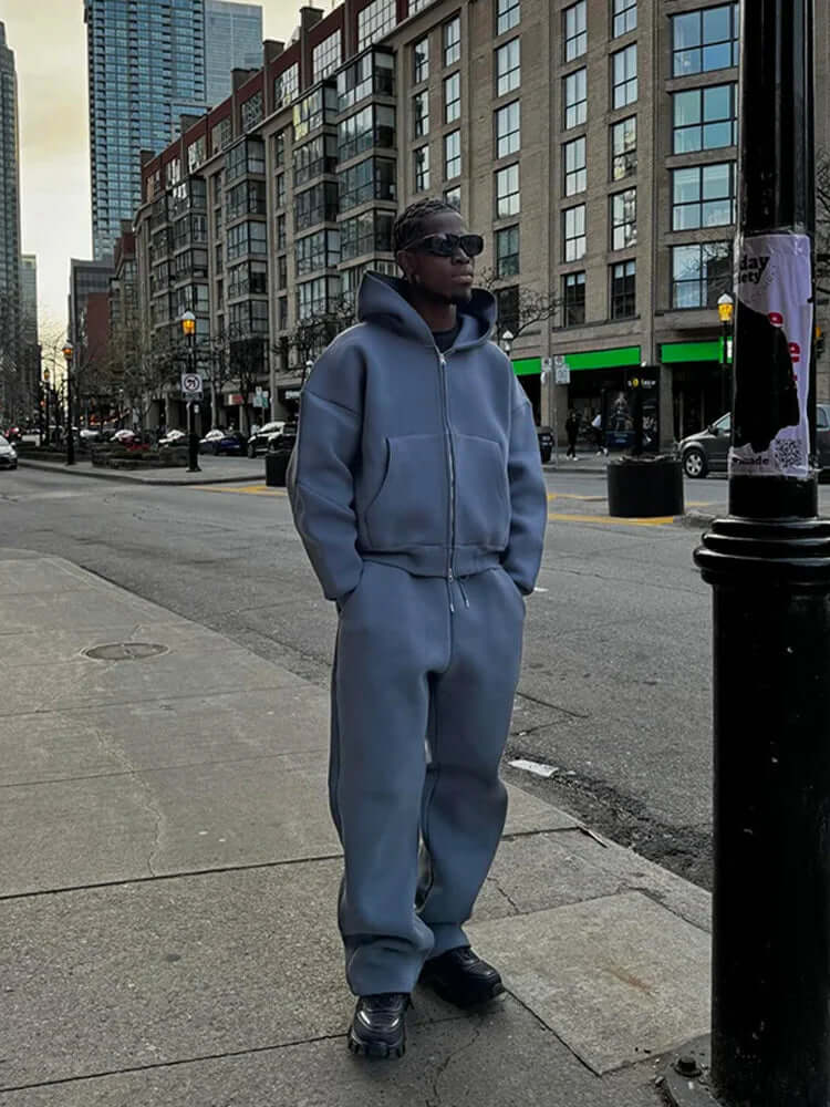 Men’s Two-Piece Hoodie and Sweatpants Set