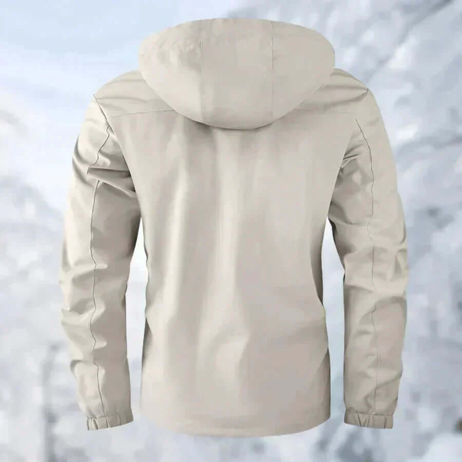 Men’s Hooded Utility Jacket with Flap Pockets