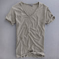 Ben - Men's Slim Fit V-Neck Basic T-Shirt