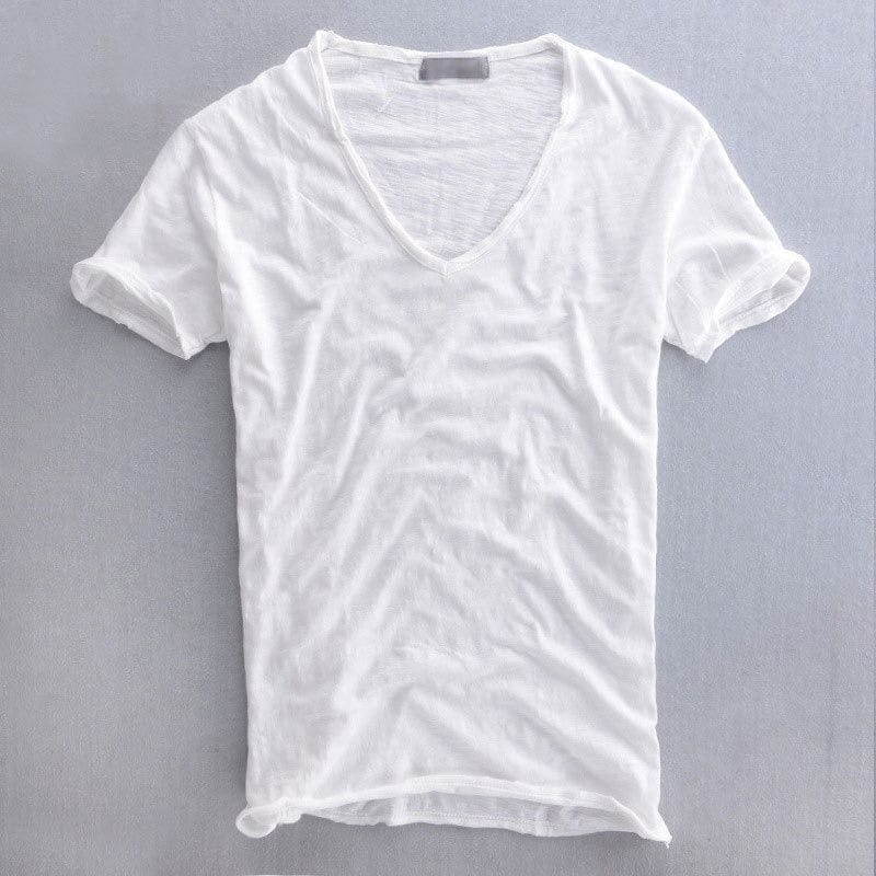 Ben - Men's Slim Fit V-Neck Basic T-Shirt