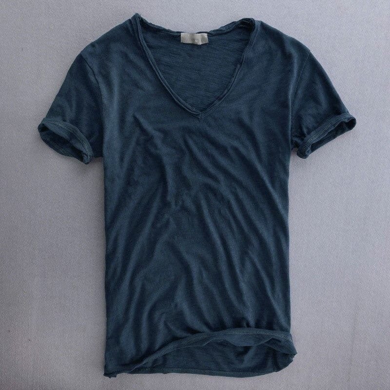Ben - Men's Slim Fit V-Neck Basic T-Shirt
