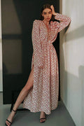 Bertha Flower V-Neck Mini-Length Dress