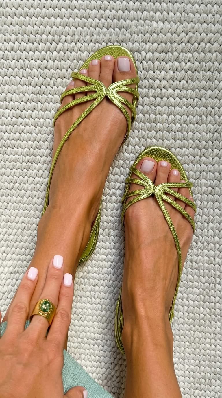 Erin | Golden Sandals Summer Essence