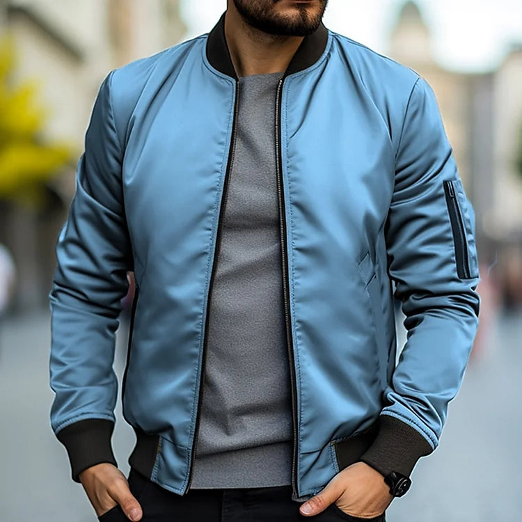 Lined Bomber Jacket