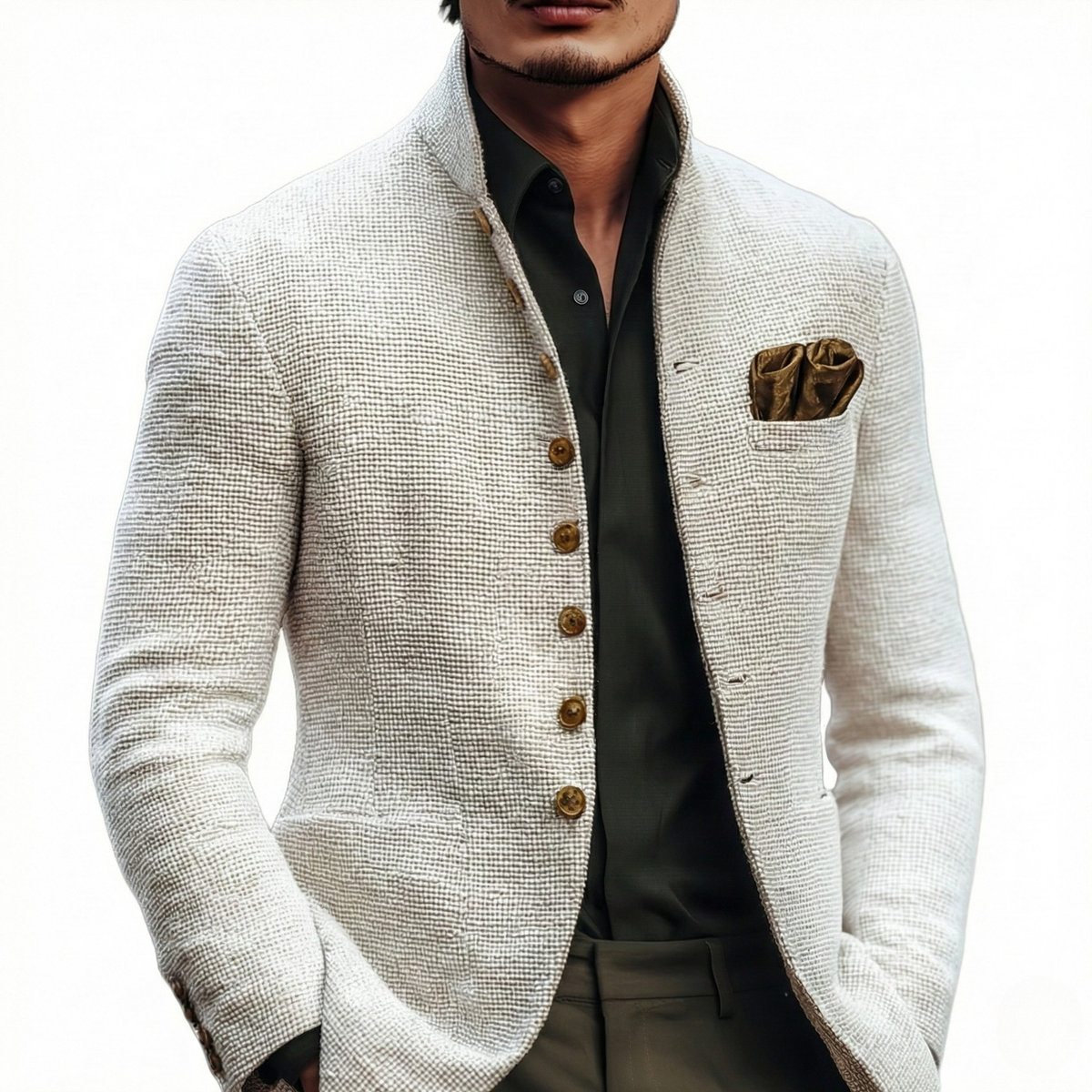 Harold - Refined Single Breasted Cardigan
