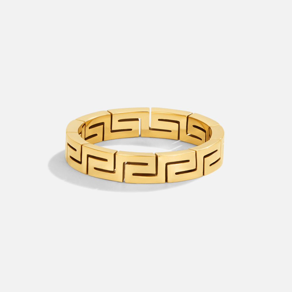 Célestine Hollow Gold Ring