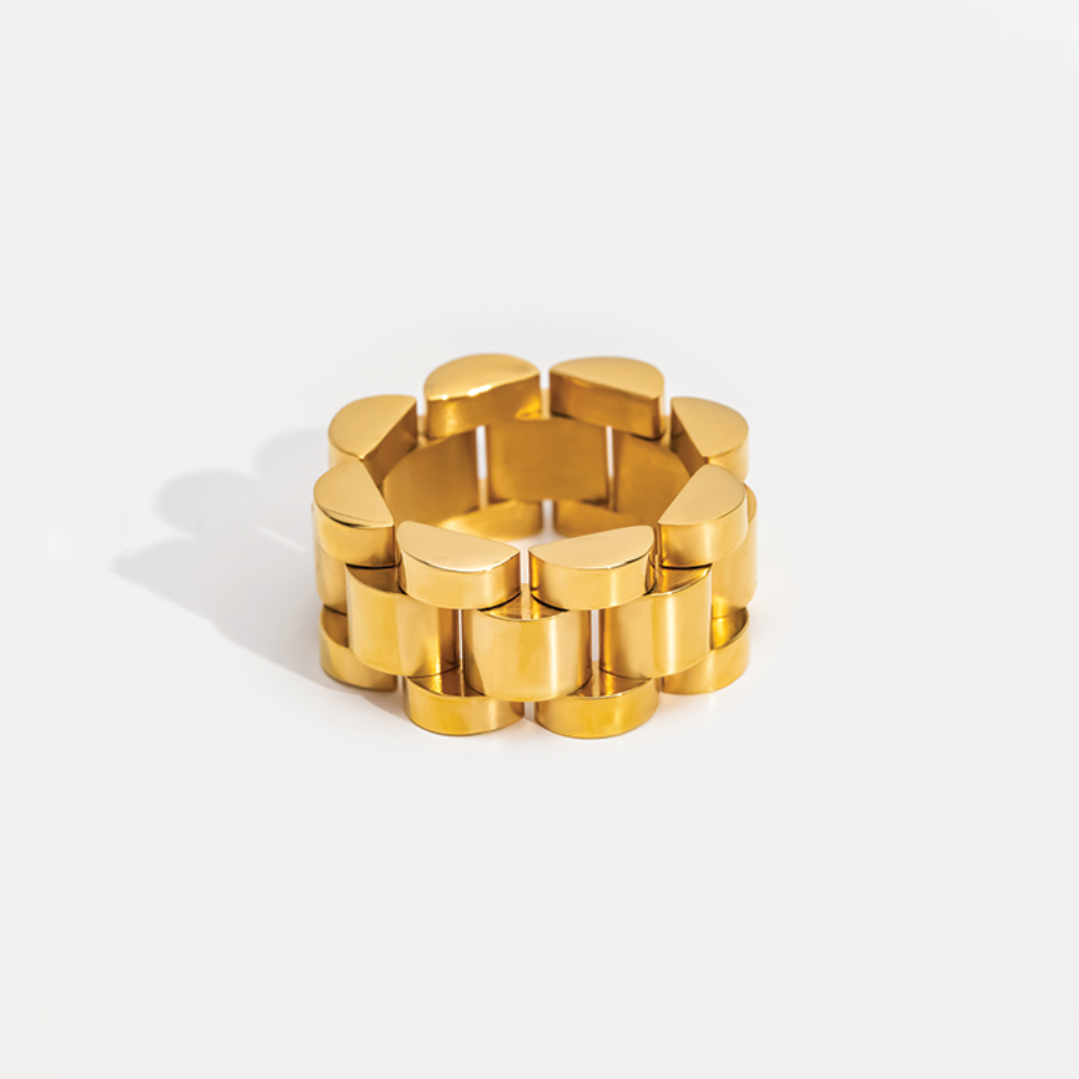 Gold Chain Ring