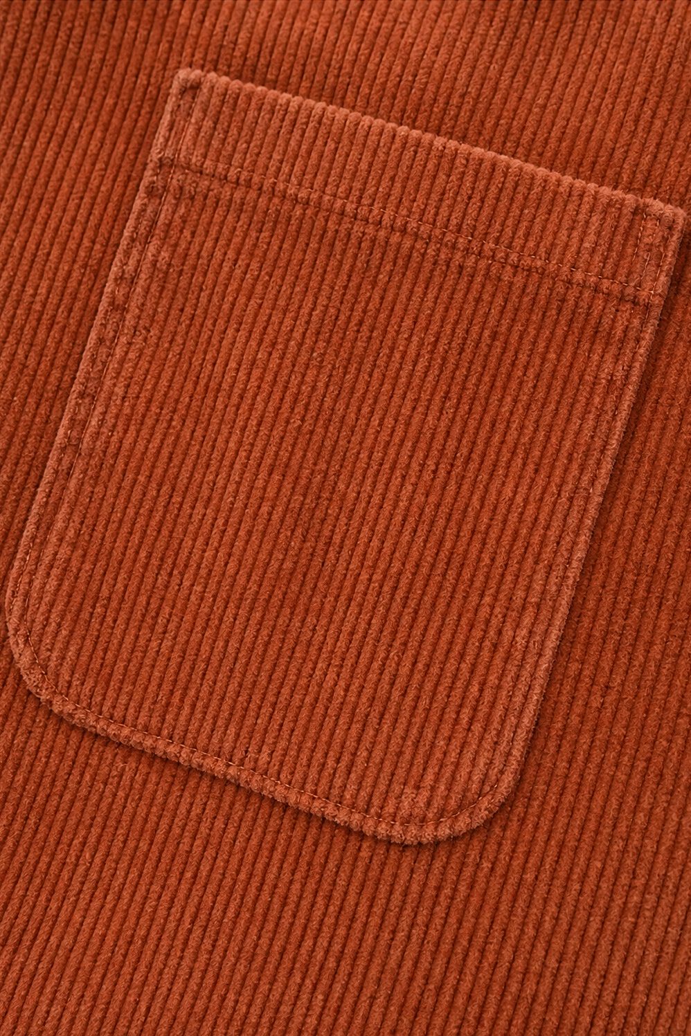 Rosalind – Fine Corduroy-Look Structured-Shoulder Jacket
