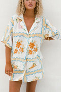 Irregular Patterned Skirt-Set