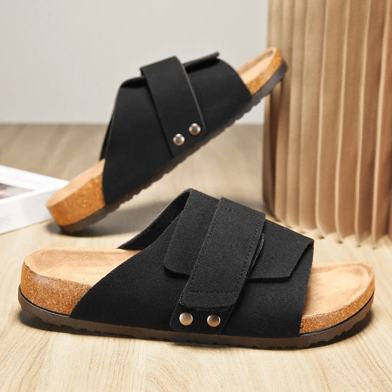 Casual Leather Slides