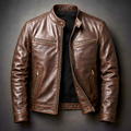 Dominik - Men's Vintage Leather Jacket in Timeless Cut