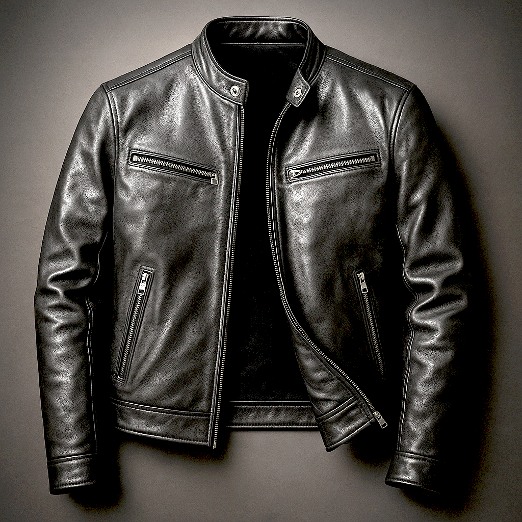 Dominik - Men's Vintage Leather Jacket in Timeless Cut