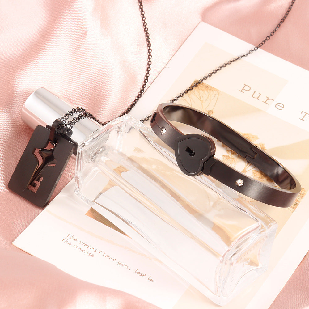 Couple's Heart Lock and Key Set - Énclave