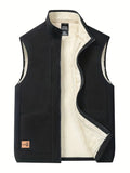 Men's Zip Front Stand Collar Vest