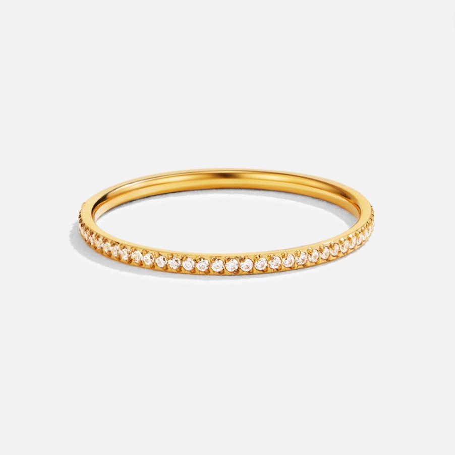 Crystal Eternity Ring