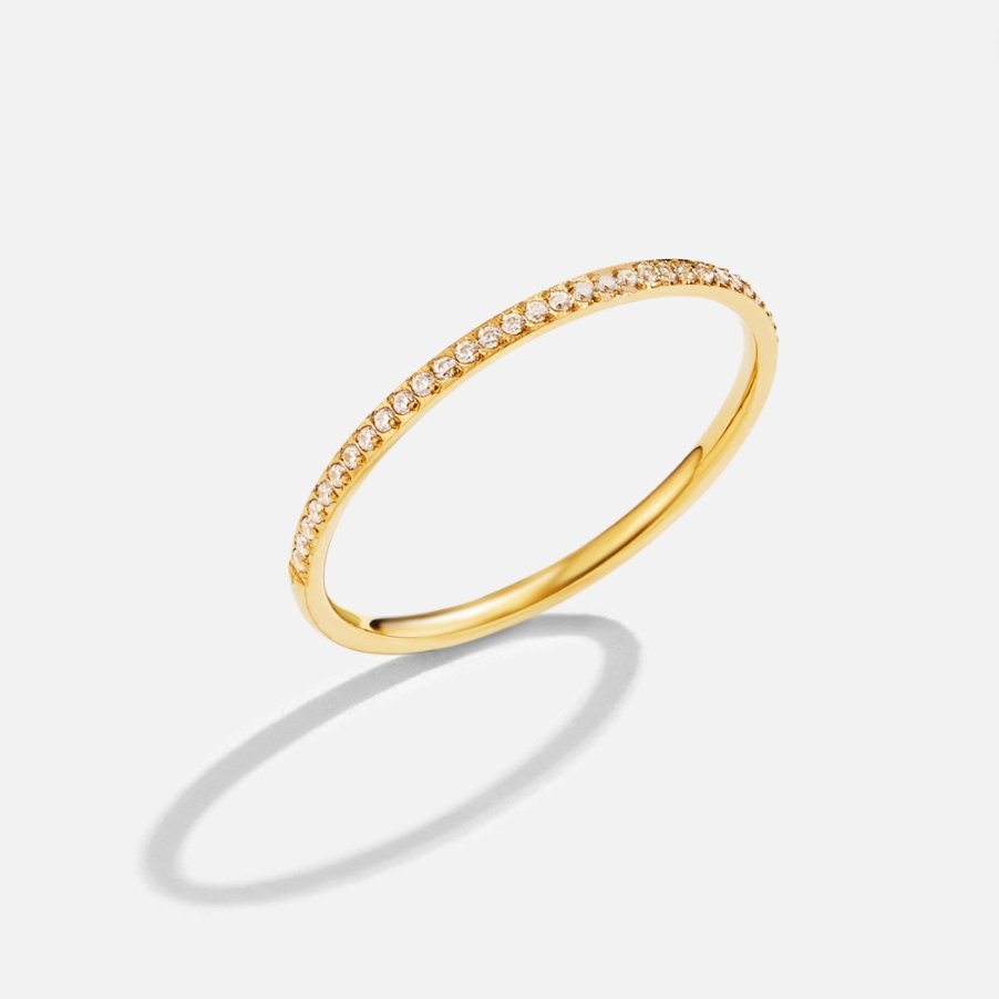 Crystal Eternity Ring
