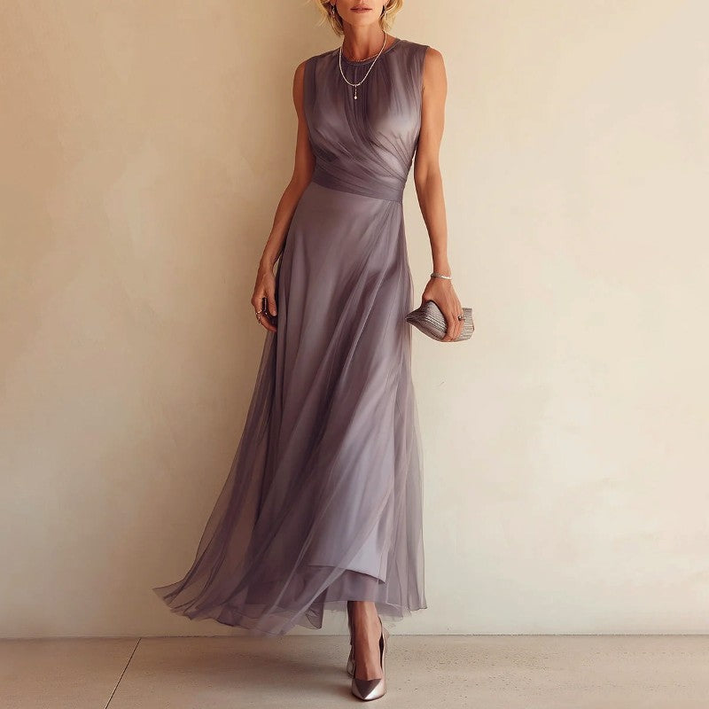 Evita - Women's Sleeveless Formal Wedding Guest Dress
