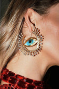 Statement Exaggerated Eye Shaped Earrings