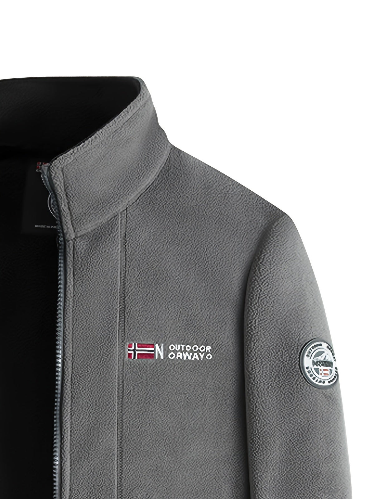 Men’s Full-Zip Stand Collar Jacket