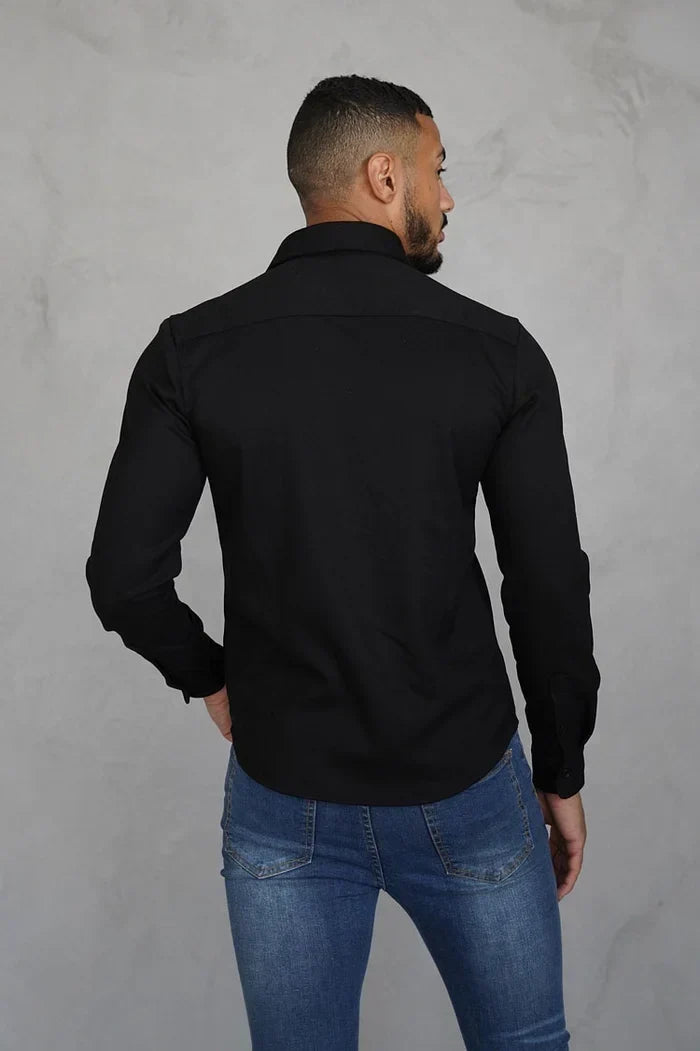 Shirt Jacket with Button Front