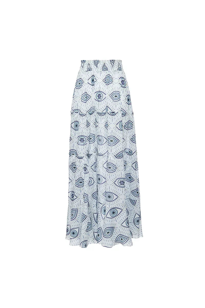 Evil Eye Print One-Piece Swimwear