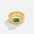 Giana Gold and Emerald Ring