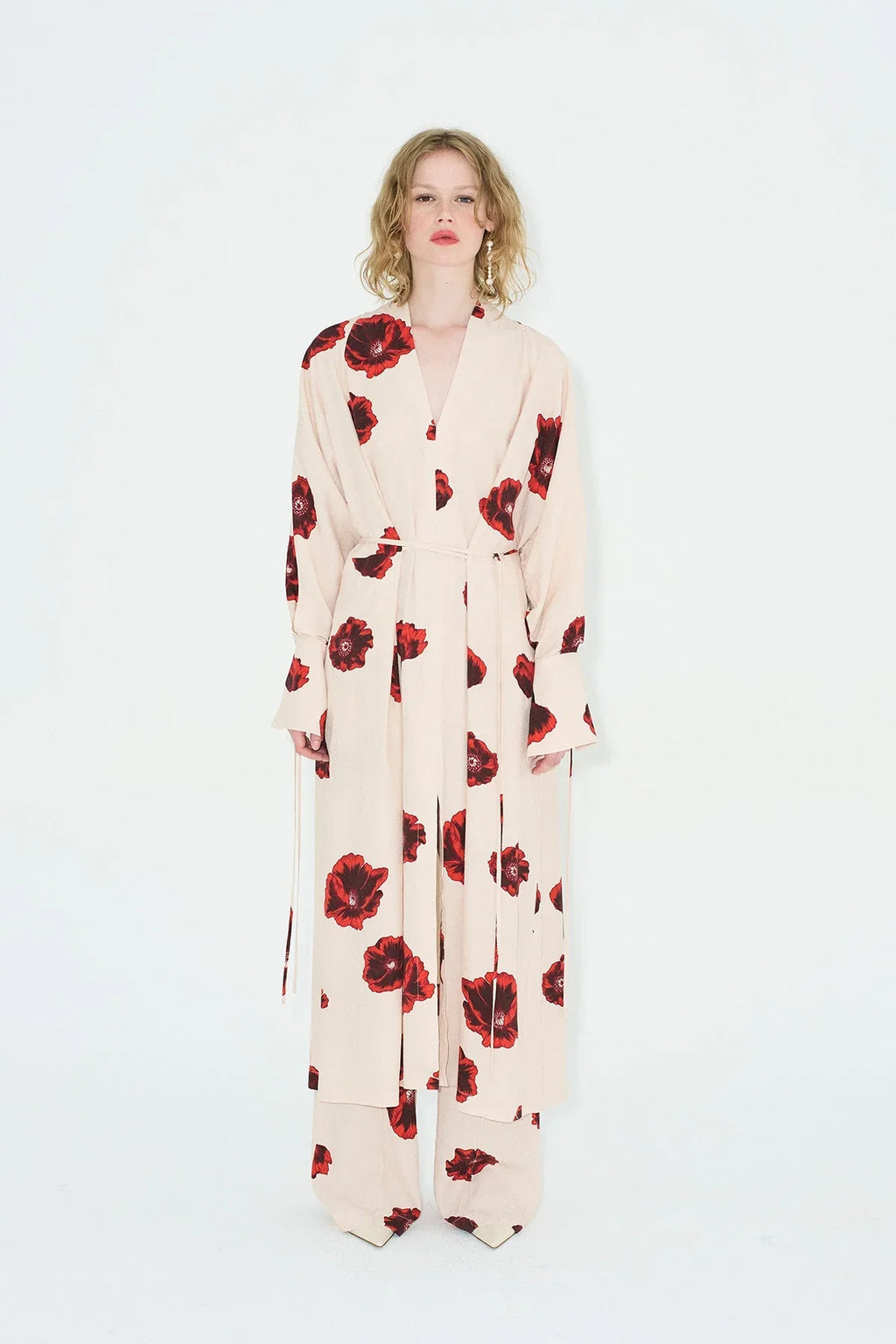 Modern Sahara Print Kimono Dress