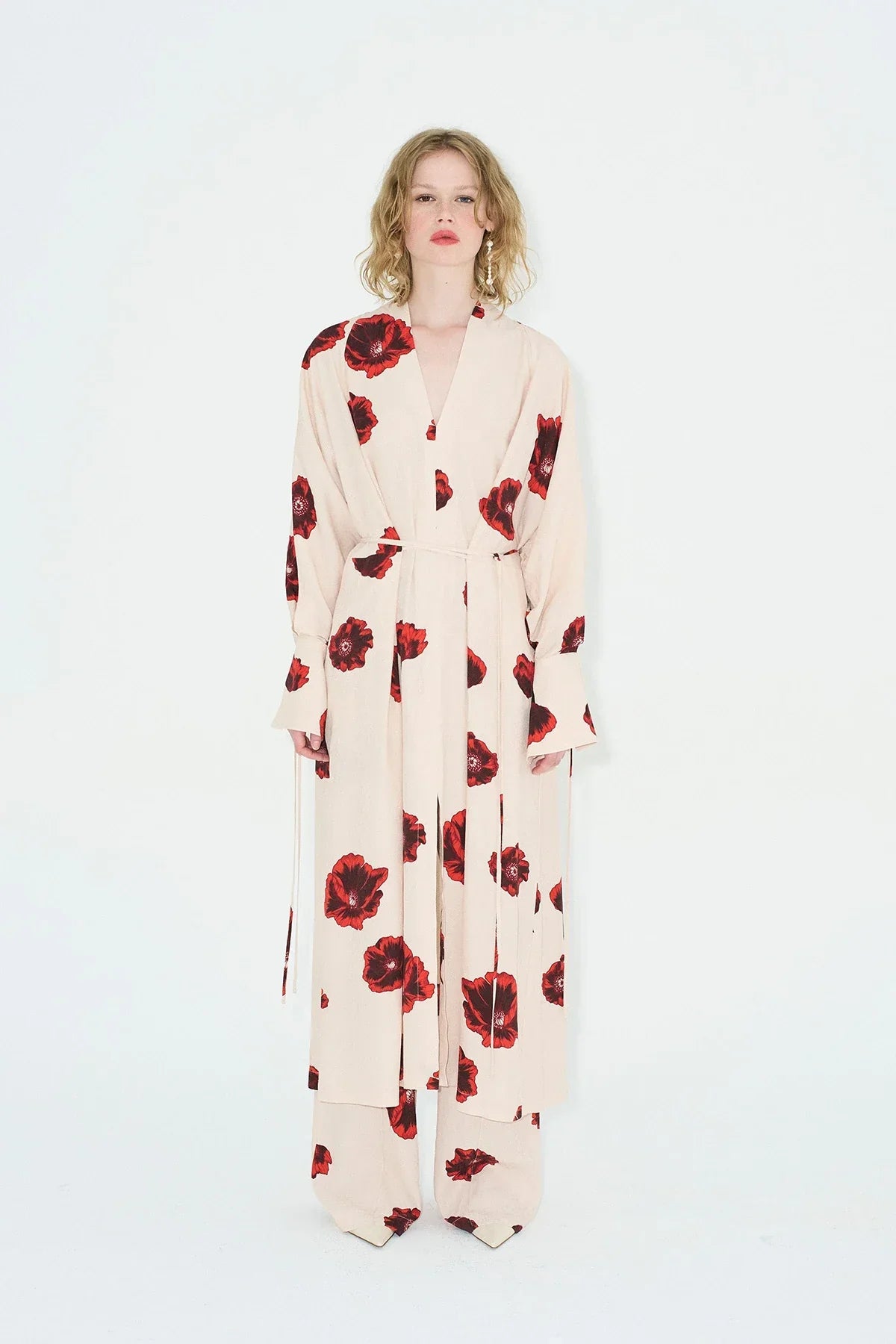 Modern Sahara Print Kimono Dress