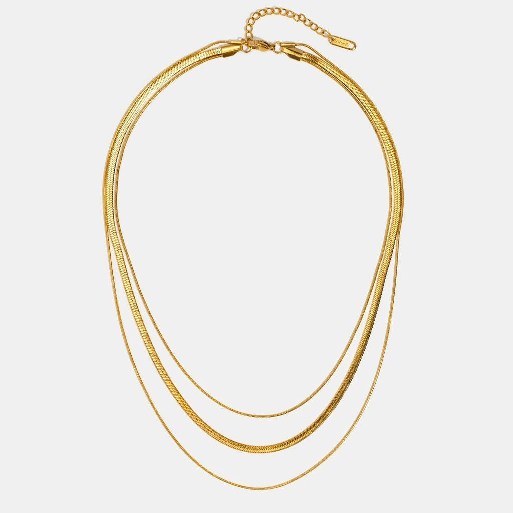 Gold Layered Chain Necklace