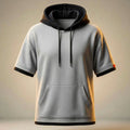 Men's Peruvian Cotton Hooded T-Shirt – Relaxed Fit Kangaroo Pocket