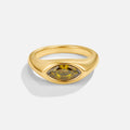 Arizona Green Crystal Ring