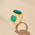 Green Willow Wrap Ring