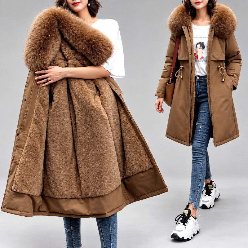 Hilda - Women’s Faux Fur Lined Hooded Winter Parka
