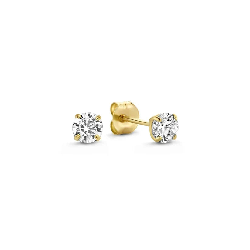 Jacintha Moon Tears Stone Earrings