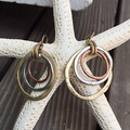 Vintage Gold and Silver Earrings - Limited Edition