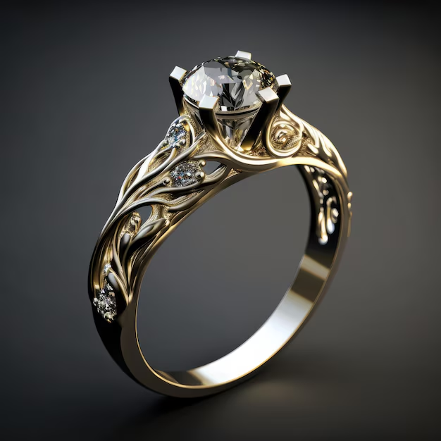 Elegant Exotic Zircon Ring