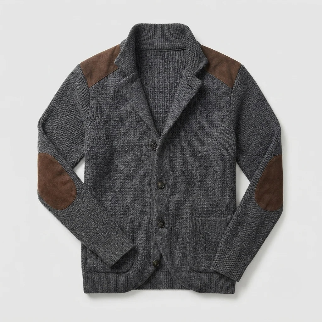Men's Casual Jacket Retro Soft Structured Cardigan Jacket