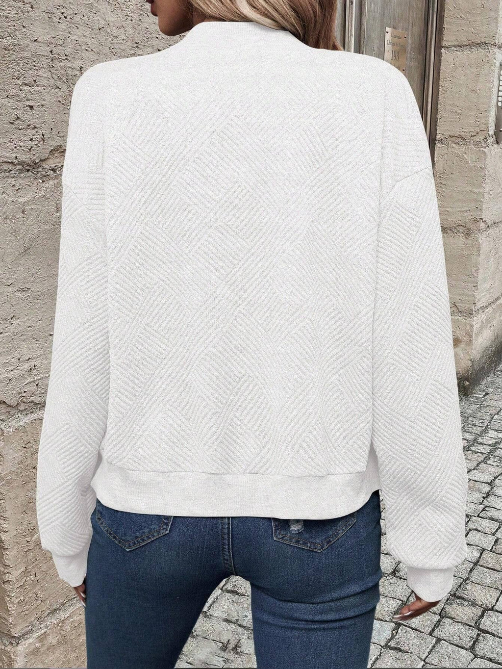 Women's Knit Cardigan Wool Long Sleeve Zipper Layered Fashion