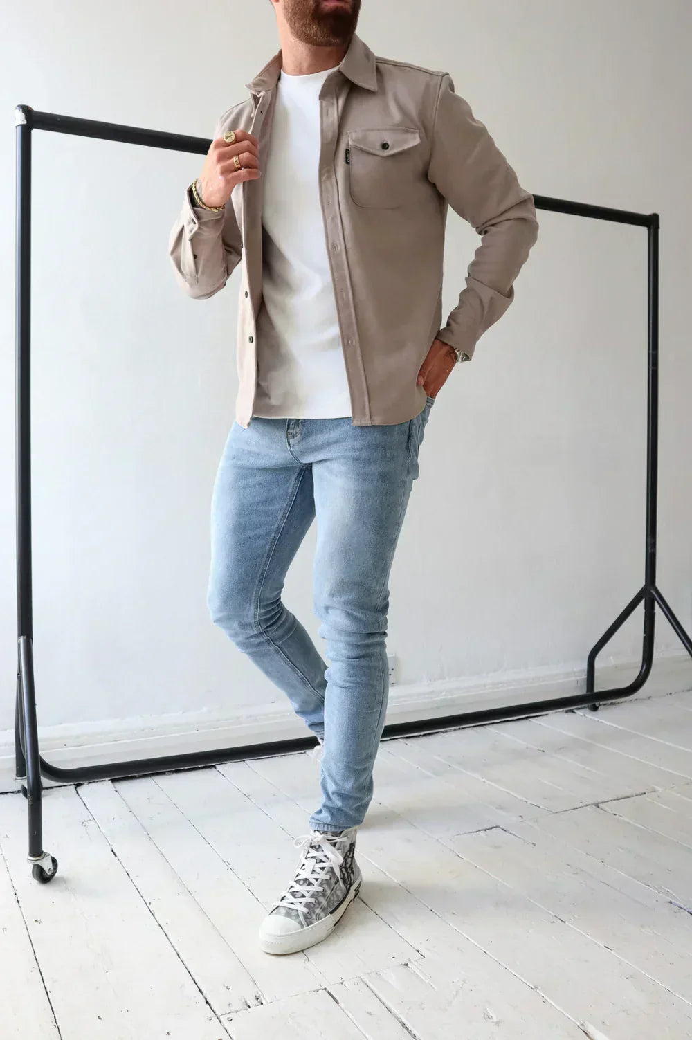 Breathable Polyester Shirt Jacket