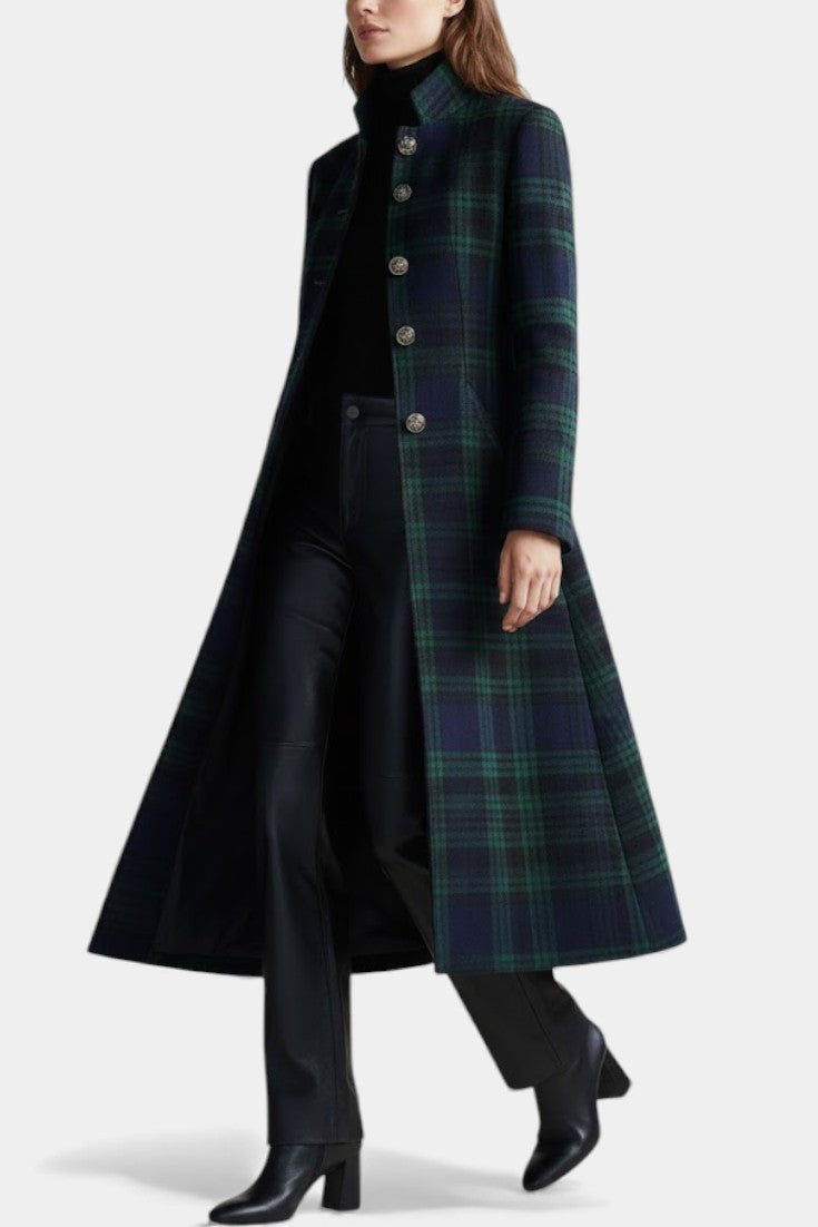 Jada | Timeless Plaid Coat