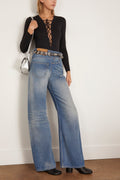 Modern Twisted Code Jeans