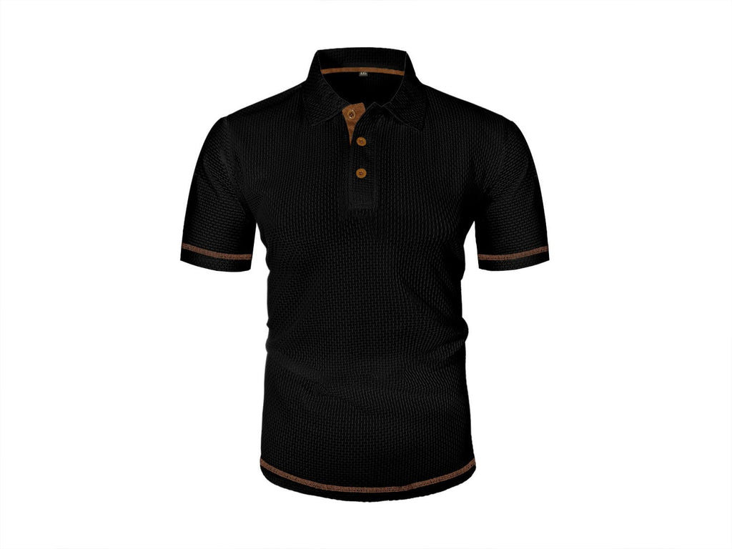 Harrison - Refined Textured Polo Shirt