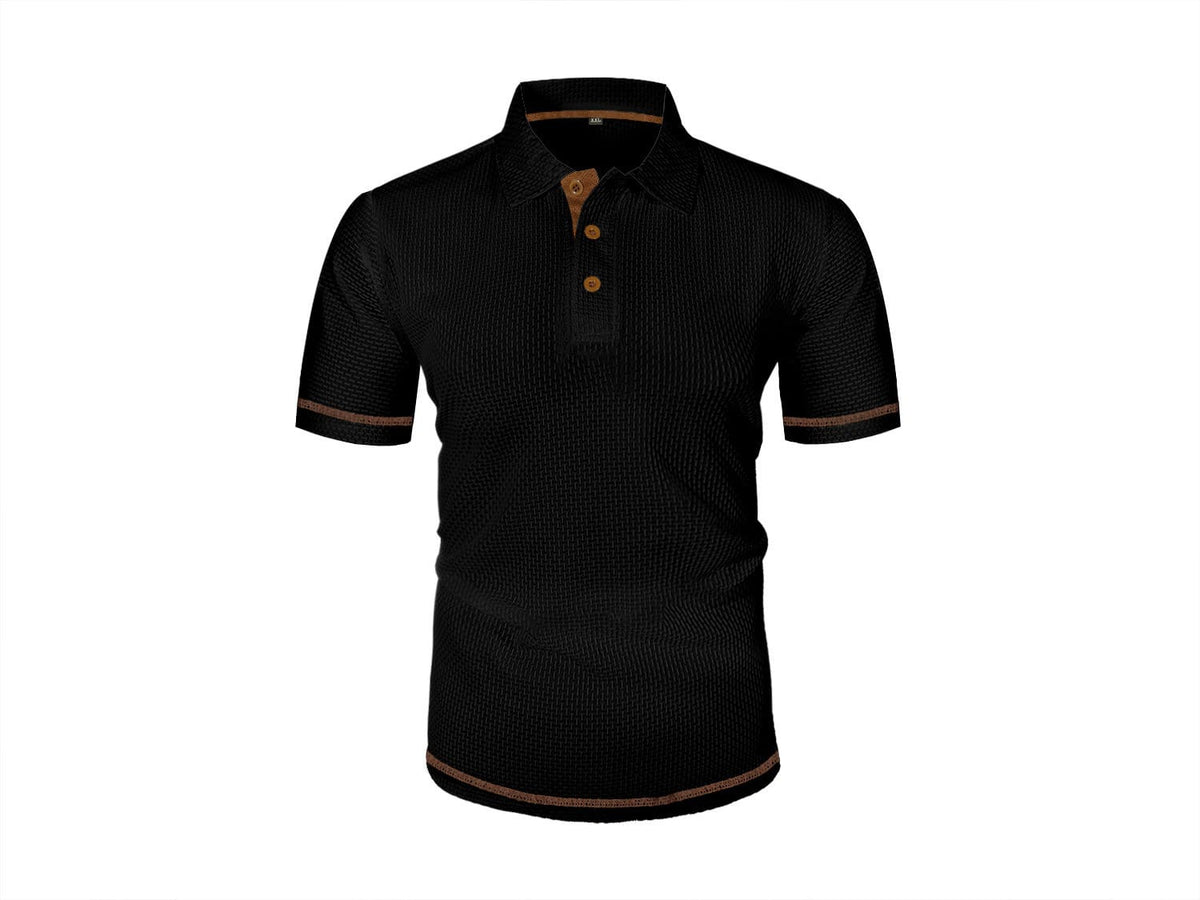 Harrison - Refined Textured Polo Shirt