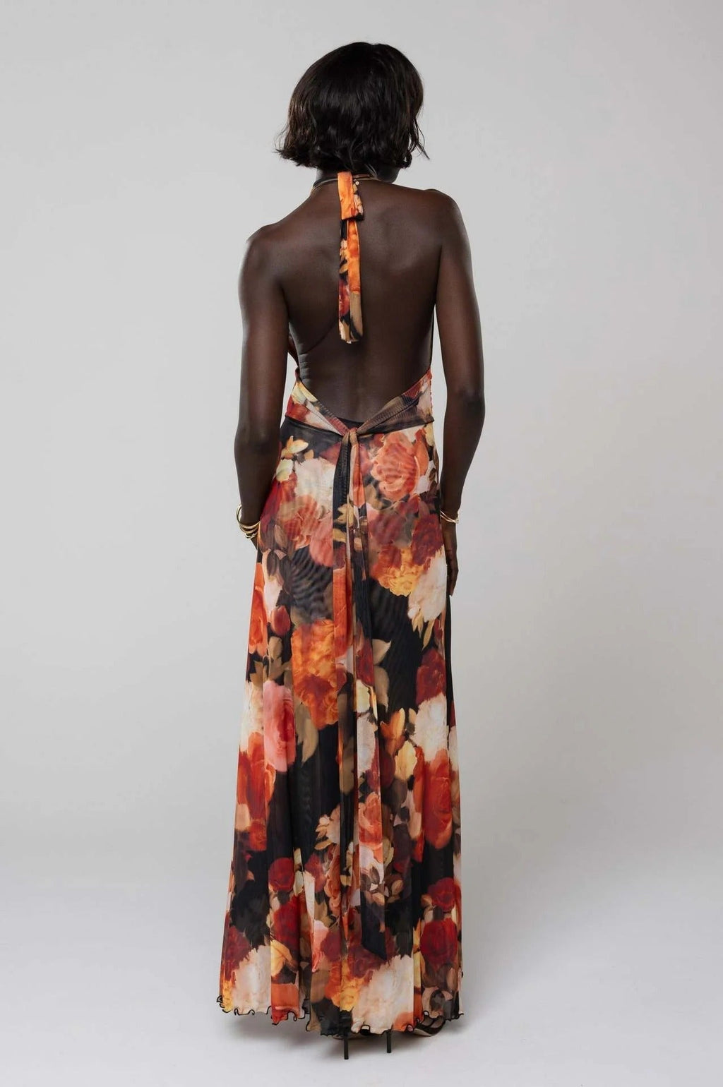Camoni Polka Dot Diary Maxi-Length Dress