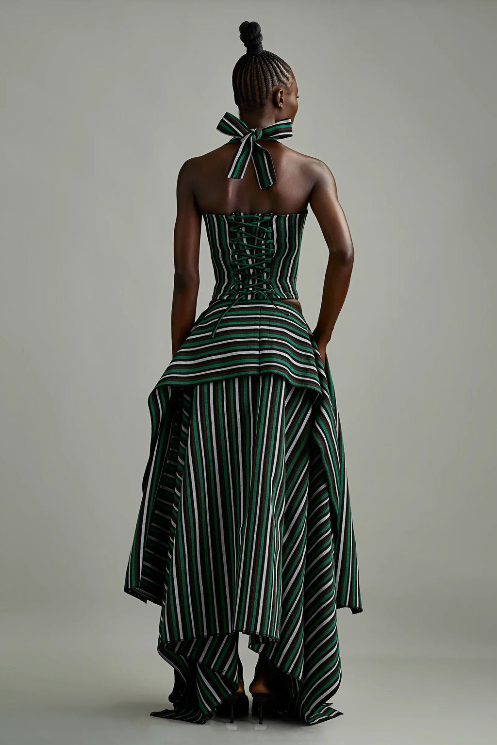 Coordinated Layered Maxi Skirt Set