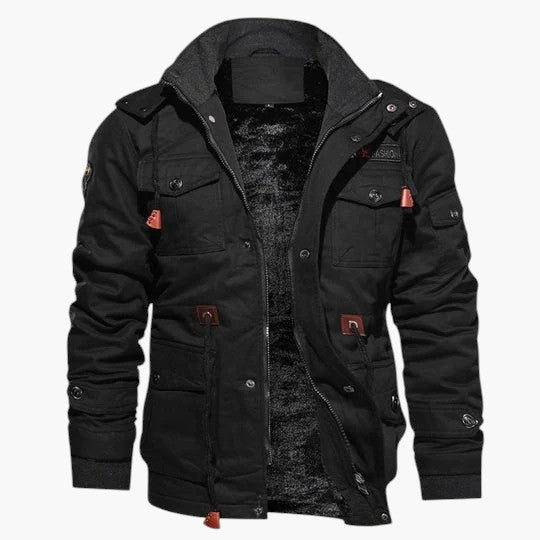 Lightweight Denim Jacket with Multiple Pockets