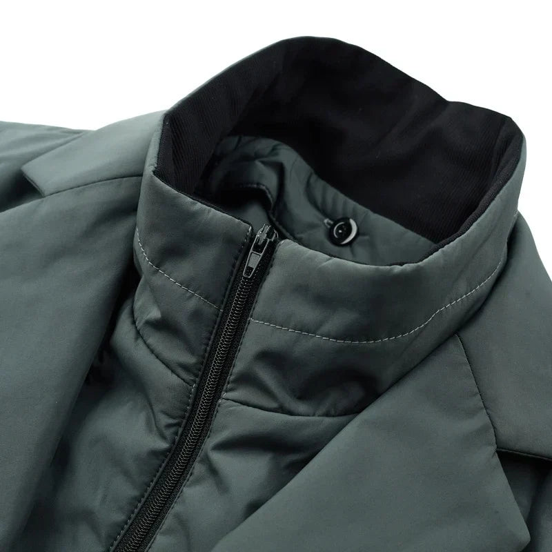 Kieran - Men's Duck Down Puffer Blazer with Button Front
