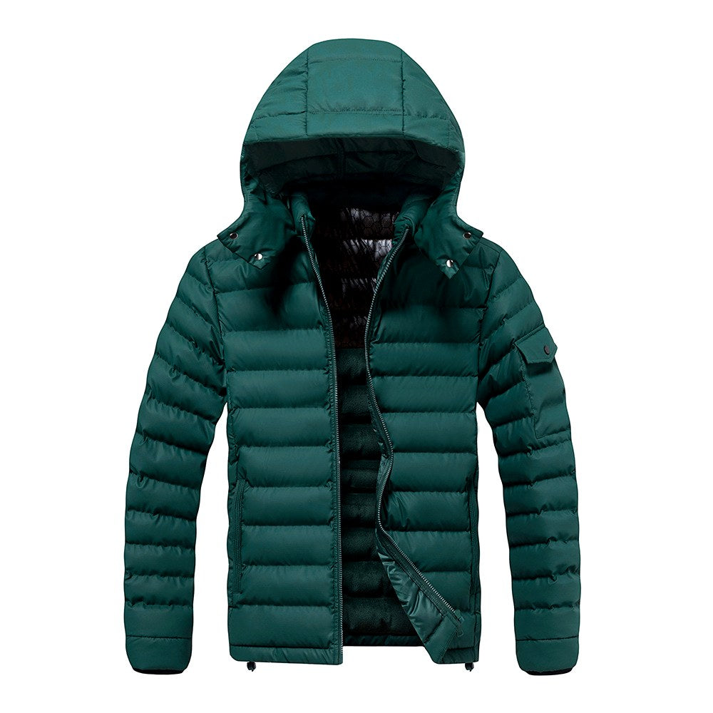 Landon - Men's Hooded Quilted Puffer Jacket