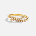 Gold Crystal Wrap Ring
